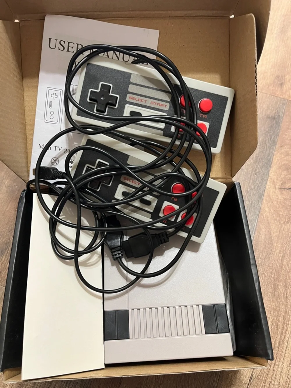 Retro Mini Game Console - Gray Classic Games Collection